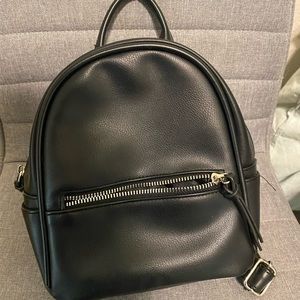 Black Mini Backpack